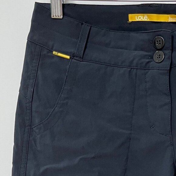 Lole Shorts Black Belt Loops Four Pockets Water Repellent Hiking Upf 50+ Summer - Picture 4 of 11